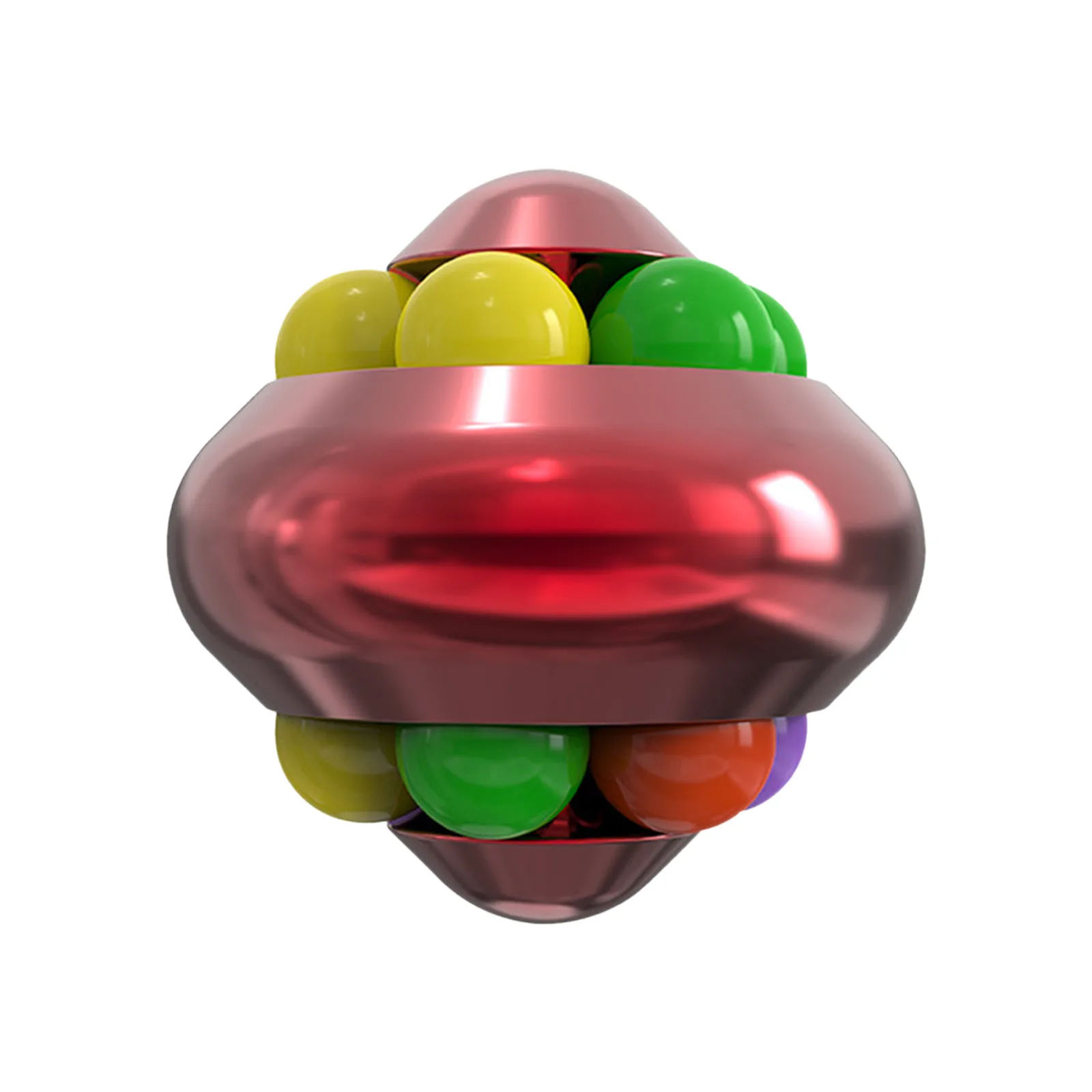 

Board Games for Toddlers 2-4 Beads Fidgets Spinners Magic Toys Relief Pinball Rotating Metal Kids Stress on String Bulk