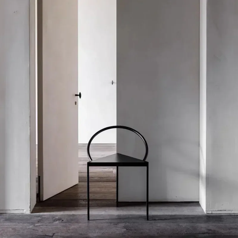 Металлический стул для гостиной поддержка спины гостиная дизайнерские