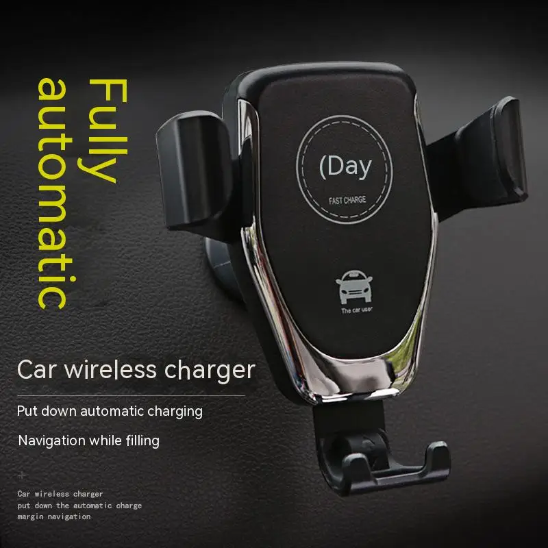 

Car Phone Holder Infrared RGB 15W Wireless Phone Charger Is Suitable For IPhone Huawei Samsung Quick Car Charging Easy Control