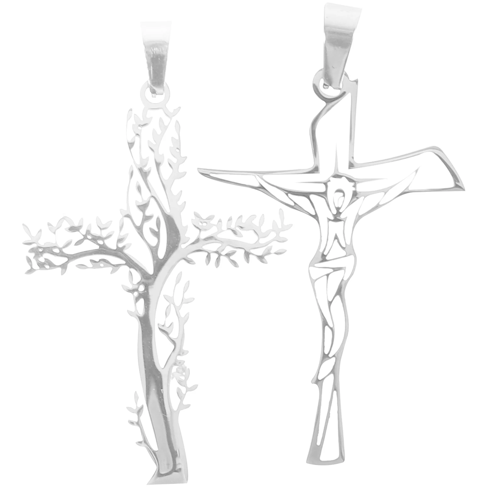 

Catholic Crucifix Charms Cross Pendant Jesus Necklace Jewelry Making Accessories