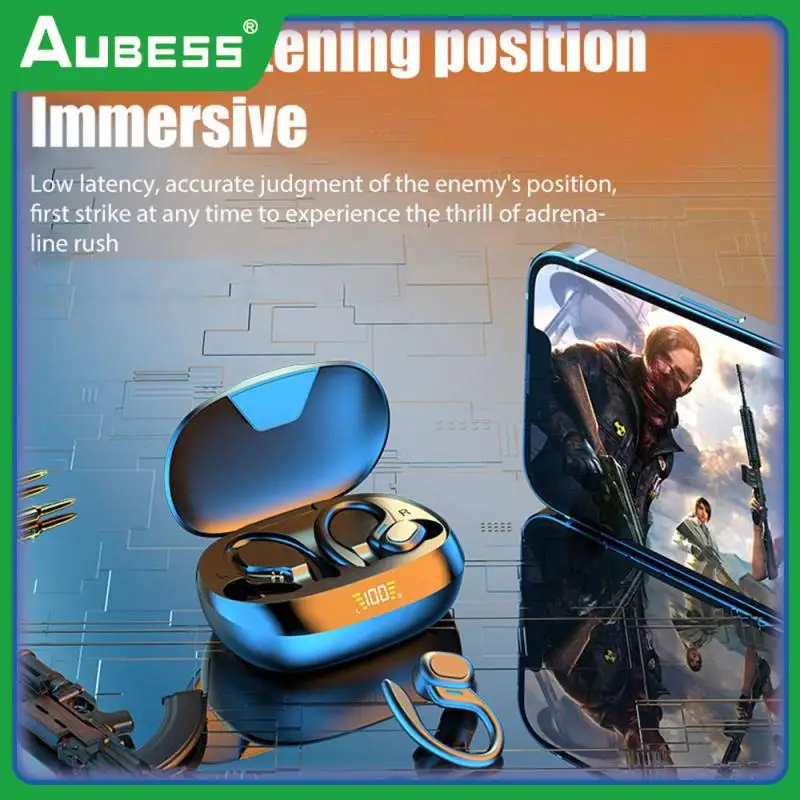 

Charging Interface Type-c Skin-friendly Earphone Waterproof Wireless Headset Stereo Surround Sound Horn Size 10mm