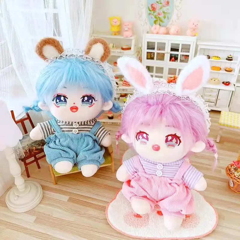 

Комплект одежды для куклы Kpop Star Doll, 20 см, Детская плюшевая одежда для скалолазания, Плюшевые аксессуары, костюм, хлопковый плюшевый Плюшевый ...