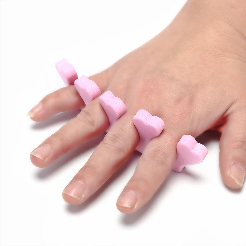

50pcs/Pack Professional Pink Nail Art Toes Separators Fingers Foots Sponge Soft Gel UV Beauty Tools Polish Manicure Pedicure