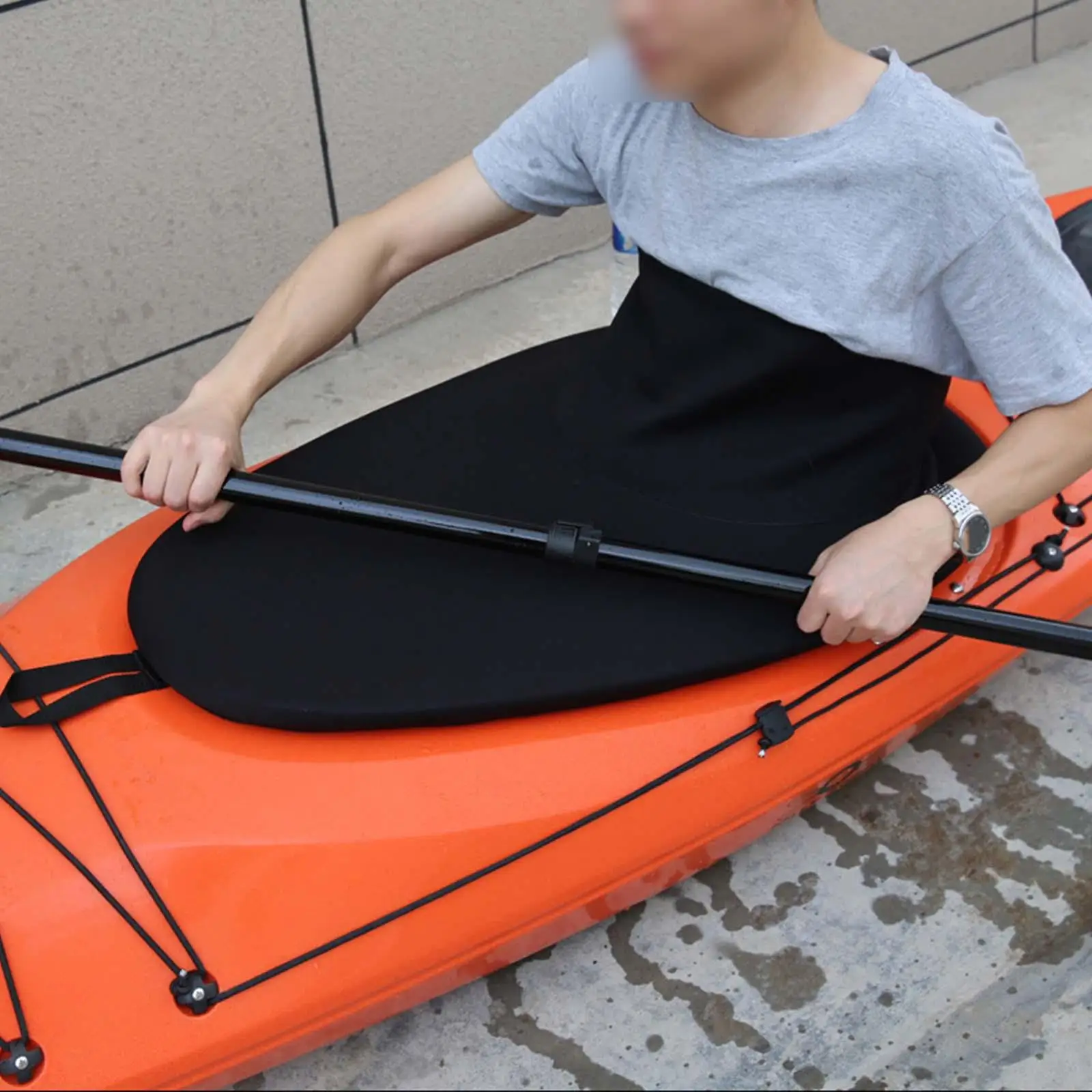 Spray Skirt Cover Waterproof Adjustable Neoprene Splash Deck Sprayskirt For Water Sports Paddling Canoeing Kayaking Marine