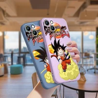 dragon ball baby goku for apple iphone 13 12 mini 11 xs pro max x xr 8 7 6 plus se 2020 liquid silicone soft rope phone case