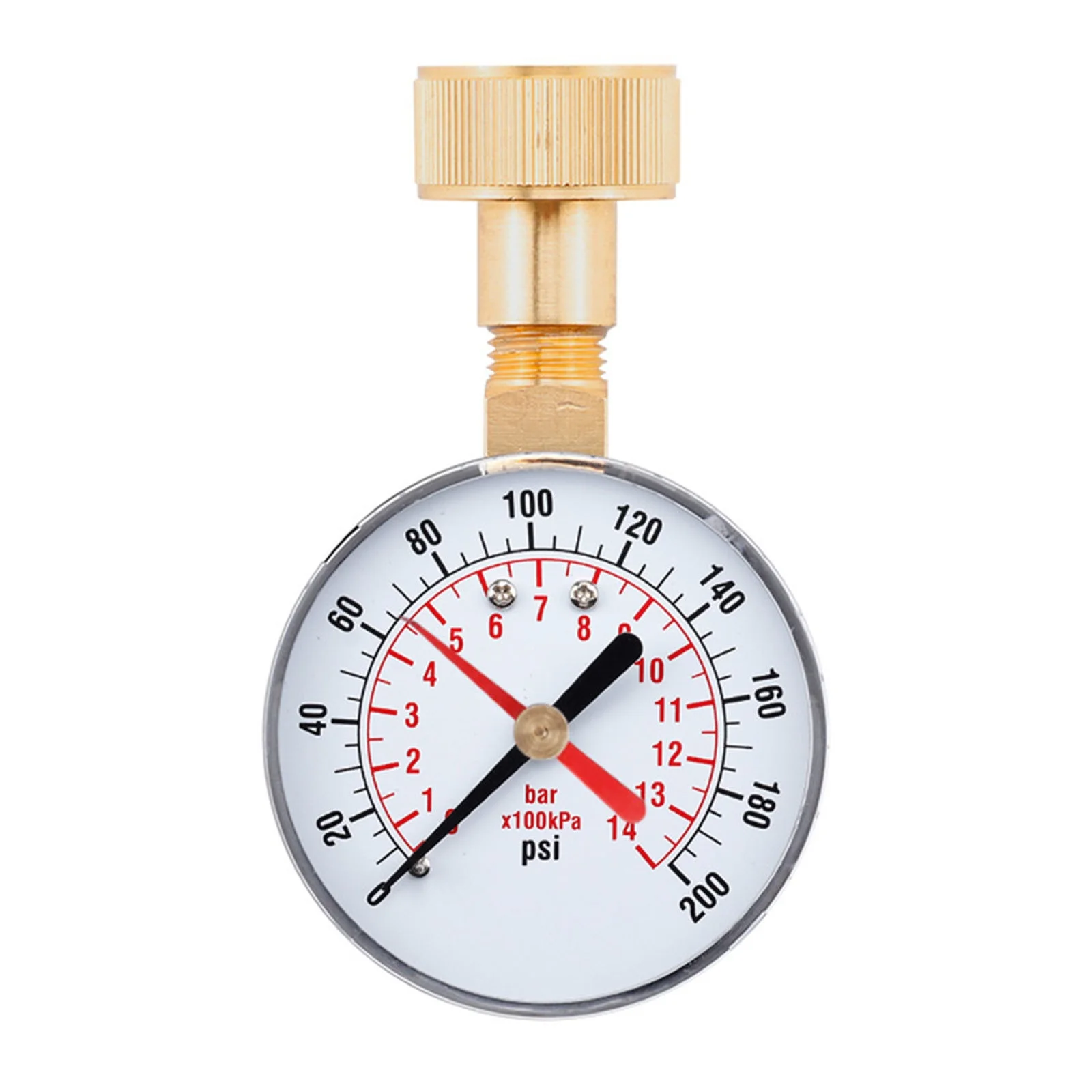 

Clear and Quick Readings with TS60200psi Water Pressure Gauge Durable and Reliable Design for House and Garden Use