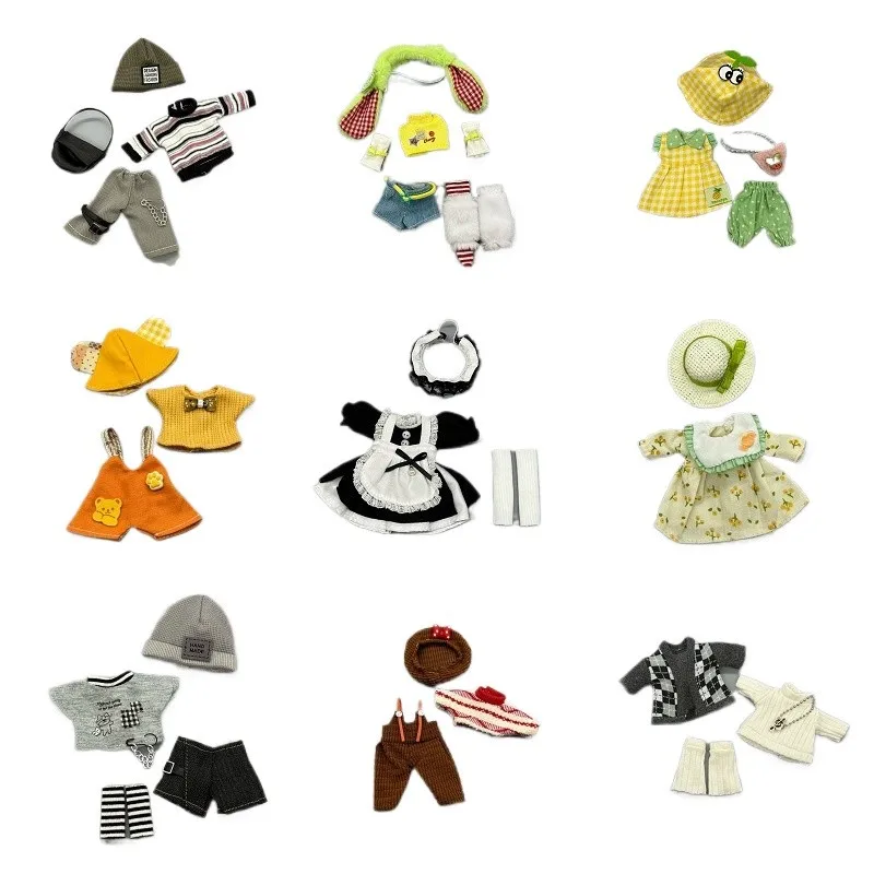 Фото Одежда для кукол подходит для кукол BJD 16-17 см, масштаб 1/8, 1/12, OB11YMY, GSC. Можно носить как аксессуары для игрушек DIY (кукла в комплект не входит). №1