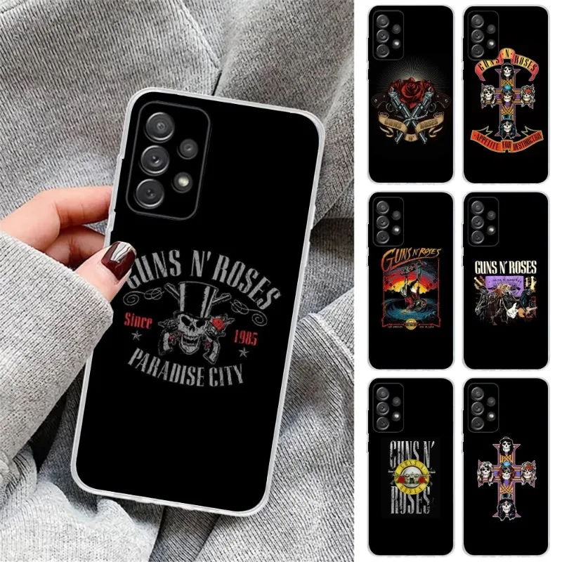 

Чехол Guns N Roses для Samsung Galaxy S23 S22 S21 Plus Ultra A12 A32 A53