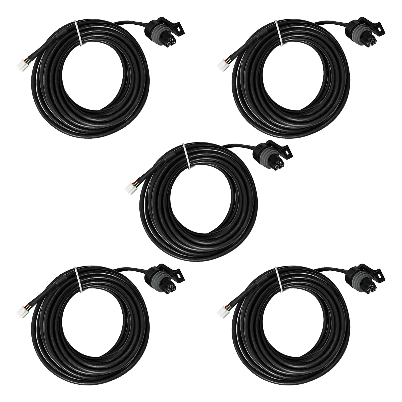 AD 5 SZTUK 5-metrowy przewód kablowy do 2-calowego 52 mm podwójnego manometru zawieszenia pneumatycznego Nie obejmuje czujnika niestandardowego