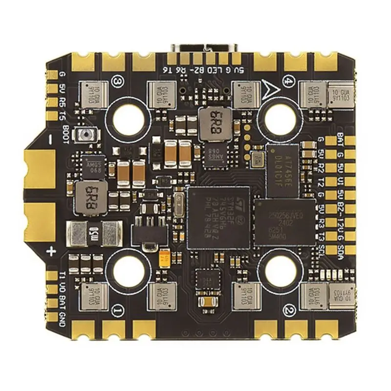 Фото B24B Argus F745 AIO 40A ICM-42688 Al0 12V ESC с переключателем 12В, улучшенная стабильность, 4-6S Lipo, аксессуары для FPV №1