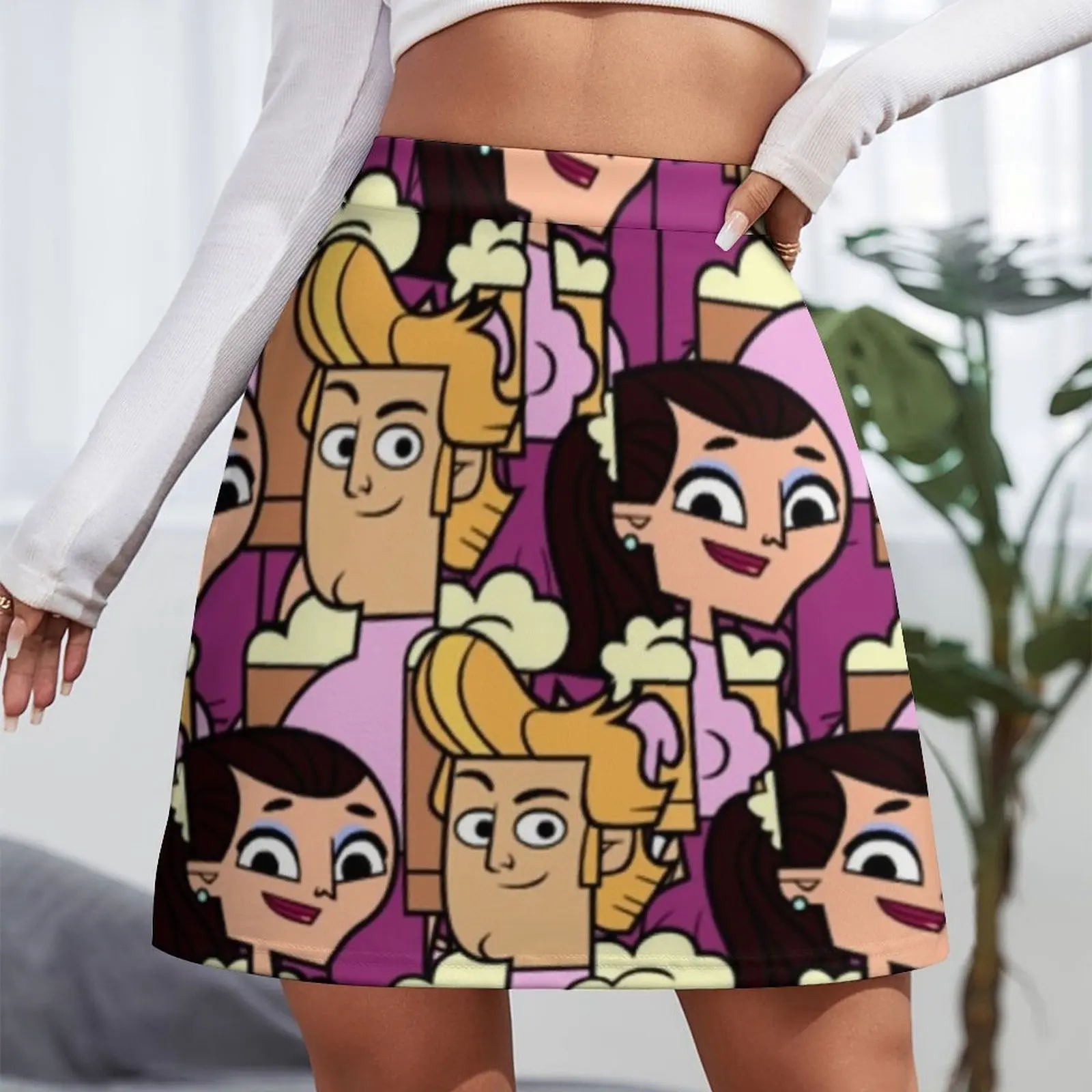 Total Drama: мини-юбка Jacques/Josee юбка в корейском стиле юбки для женщин