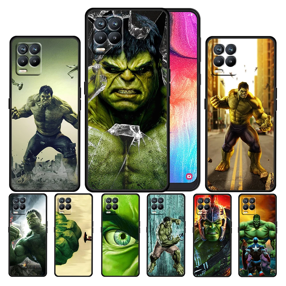 

Hulk marvel hero For OPPO GT Master Find X5 X3 Realme 9 8 6 C3 C21Y Pro Lite A53S A5 A9 2020 Black Phone Case Cover Coque Capa