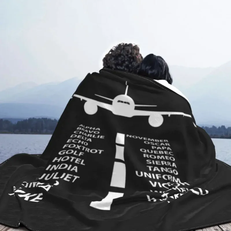 Phonetic Алфавит летчика самолета Авиатор Теплый фланелевый воздушный истребитель