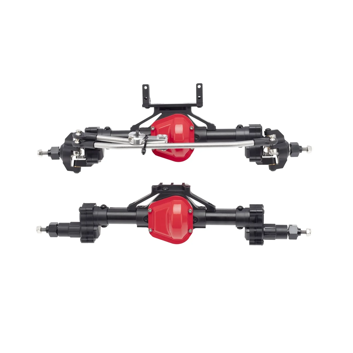 

Комплект металлических передних и задних портальных осей с ЧПУ 2 шт. для радиоуправляемого автомобиля Rock Crawler SCX10 I II 1/10 90046, детали для обновления, 1