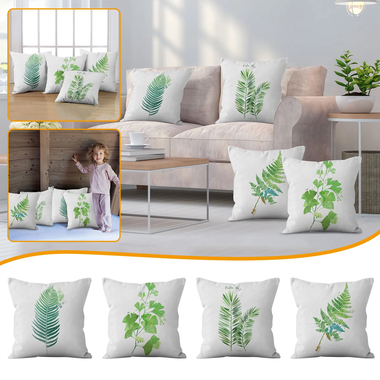 

Наволочка современная, декоративная льняная квадратная, для дивана, кровати и машины, 18x18, наволочки 16x16