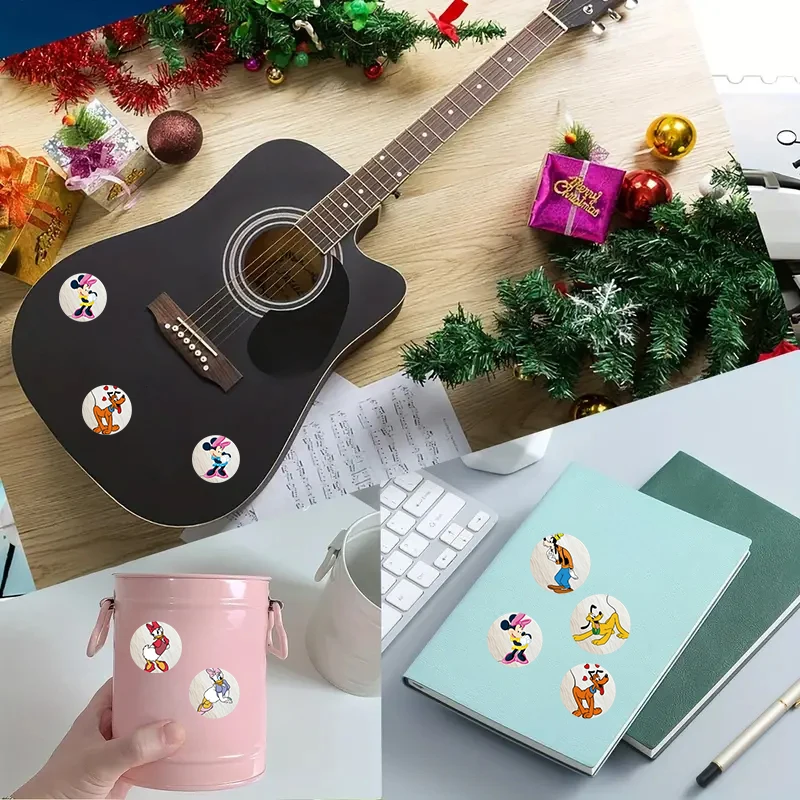 500 шт. круглые наклейки Дональд Дак