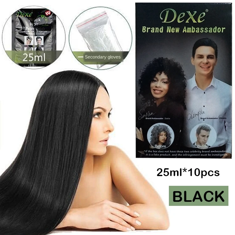 Product Fast Black Hair Shampoo White Become Grey Hair Removal For Men Women Hair Care Free Shipping