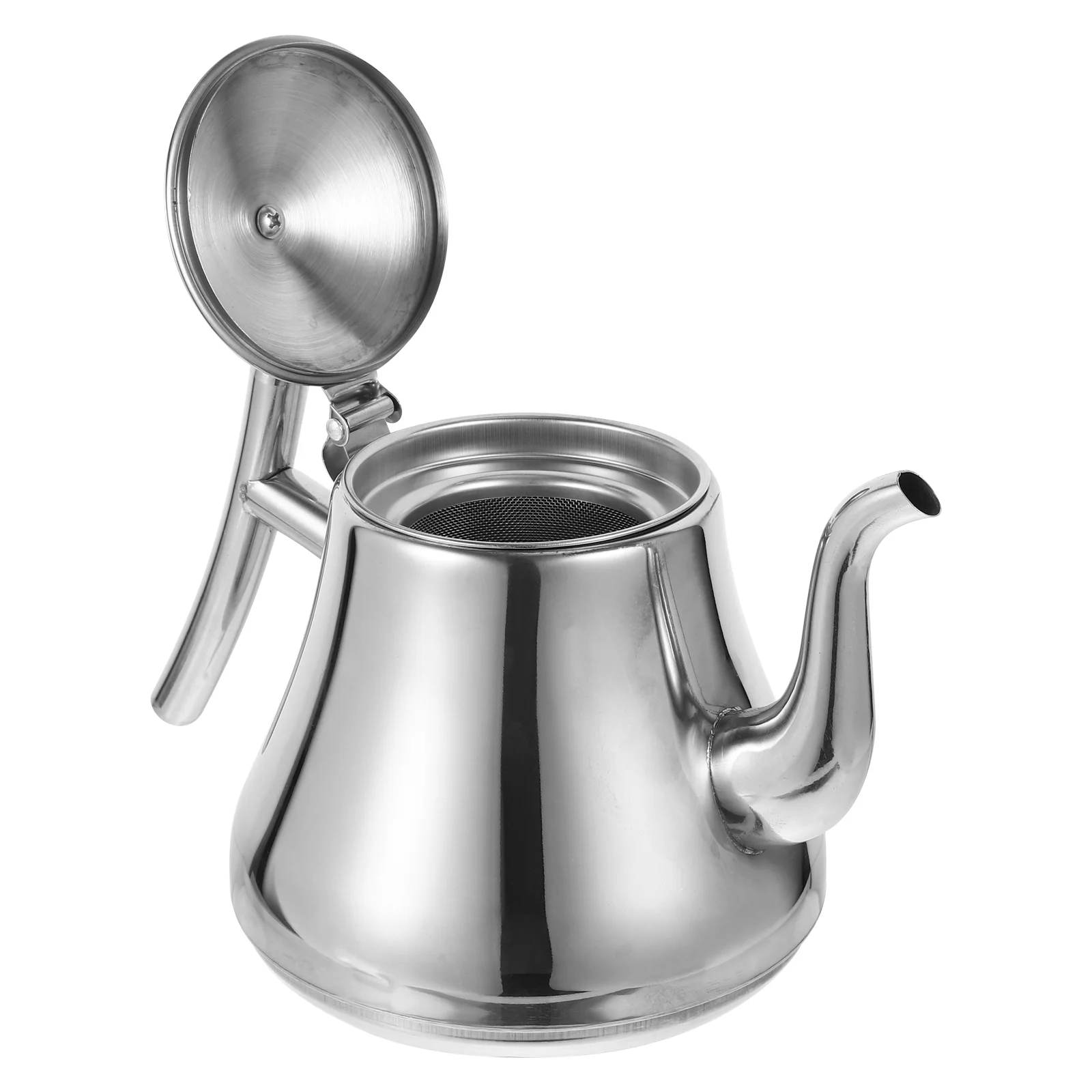 

Kettle Tea Teapot Coffee Stovetop Pot Water Steel Stainless Gooseneck Top Pour Stove Maker For Over Whistling Boiling Spout With