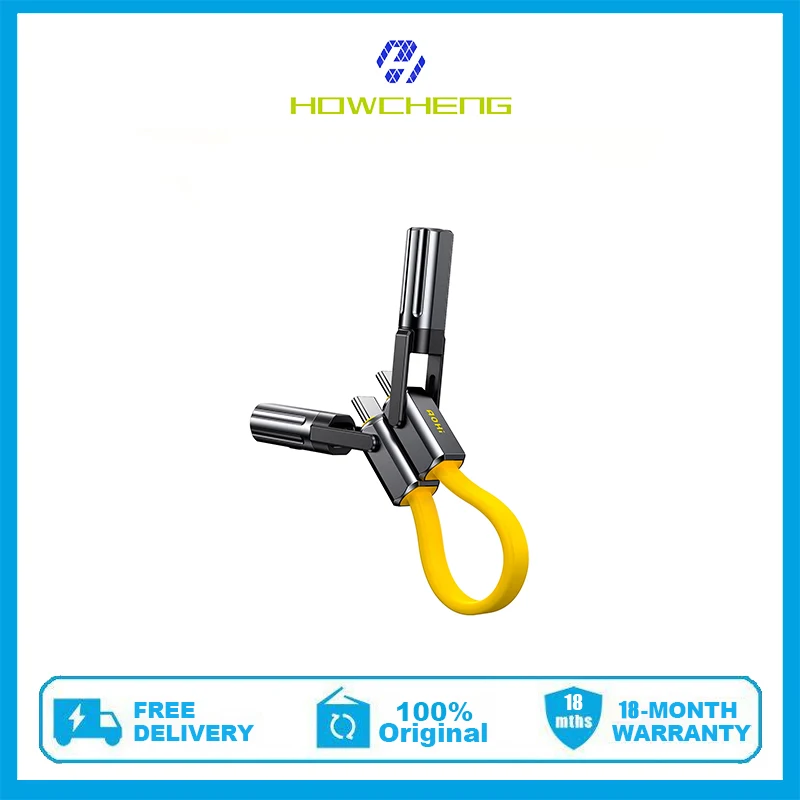 Фото AOHI PROMETHEUS 3-в-1 240 Вт USB C Многофункциональный зарядный кабель с магнитным притяжением зажигания брелок Быстрая зарядка №1