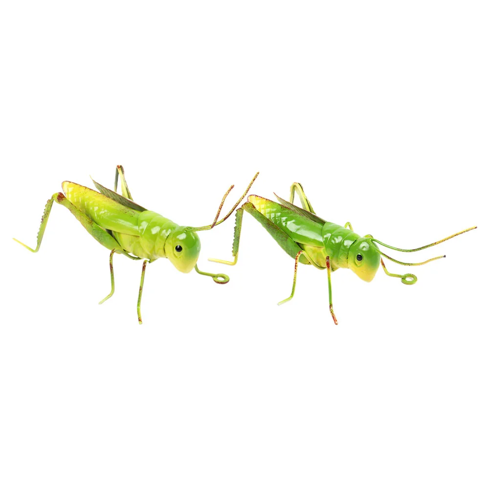 

Metal Garden Insect Grasshopper Decorlocust Wall Yard Ornament Sculpture Figurine Figure Decoration Animalstatue Mini Bug