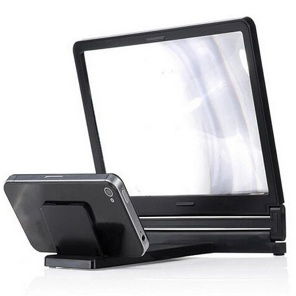 

3D Mobile Phone Screen Magnifier HD Amplifying Stand Movie Video Foldable Desktop Bracket Folding Phone Holder