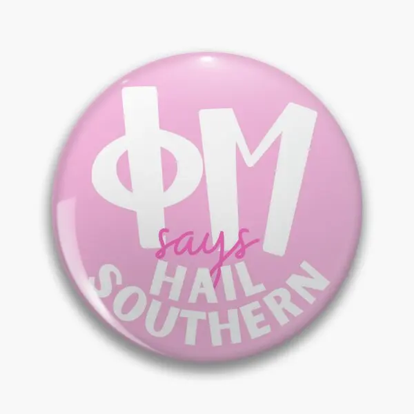 

Phi Mu Says Hail Southern Soft Button Pin Hat Badge Cartoon Clothes Fashion Cute Lapel Pin Jewelry Collar Women Creative Gift