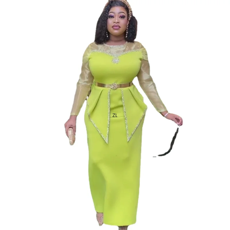 

Африканские макси платья для женщин Нигерия Турция Vetement Femme Дашики бриллианты Африканское платье одежда Дашики Анкара женские платья