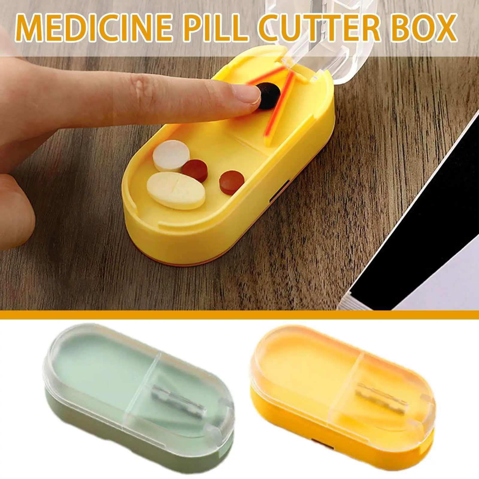 

Портативный Медицинский резак для таблеток, коробка для лекарств, полезная шлифовальная машина, разветвитель, резак для таблеток, держатель для таблеток, разделитель T E2M9