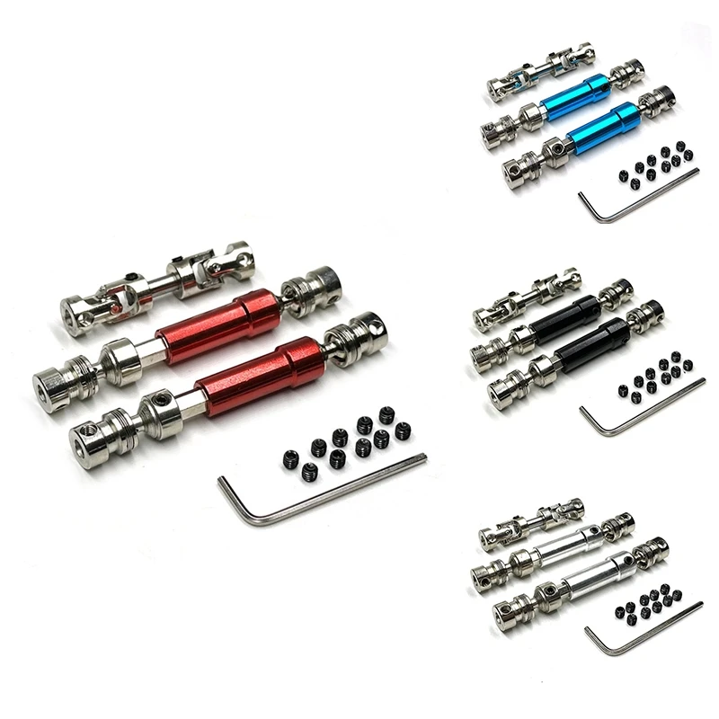 

3Pcs Metal Drive Shaft CVD Driveshaft For MN128 MN86 MN86S MN86K MN86KS MN G500 1/12 RC Car Upgrade Parts Accessories