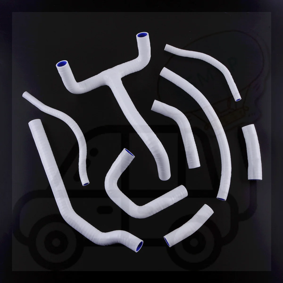 9 шт. 3 слоя для 1996 KTM 620 RXC 620RXC 96 силиконовый комплект шлангов трубки охлаждающей