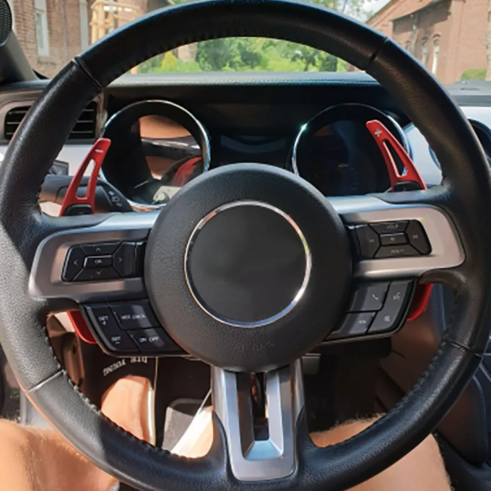 1 пара автомобильный рычаг переключения передач на руль для Ford Mustang 2015 2016 2017 2018 2019