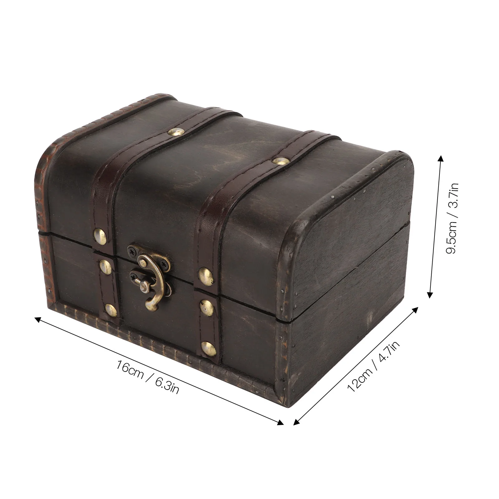 Деревянная коробка в винтажном стиле