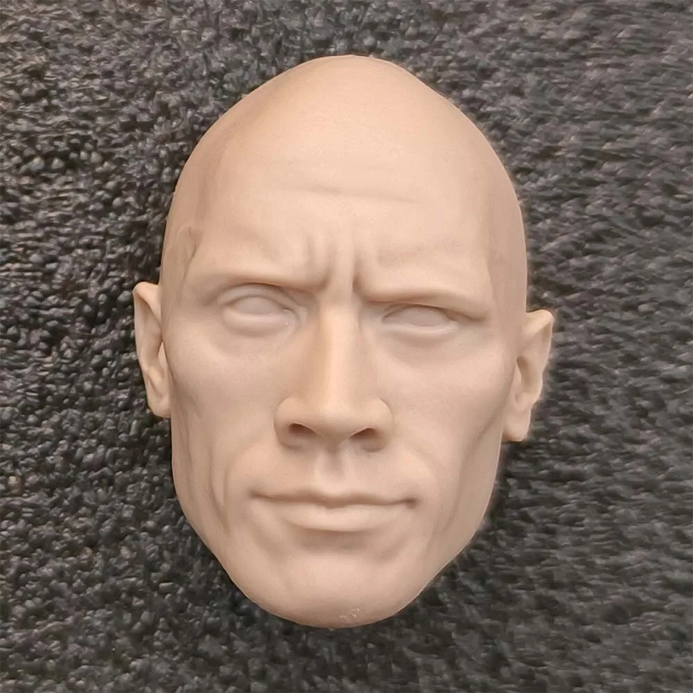 

Мужской солдат Dwayne Johnson 1/6, Неокрашенная голова, скульптурная модель, аксессуары, подходит для 12 дюймов, экшн-фигурки, тело