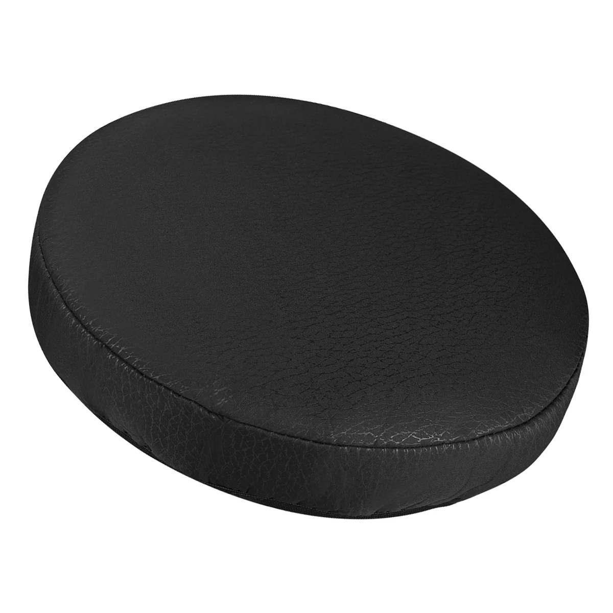 

Thick Elastic Barstool Cushion Cover Practical Stool Cover Round Chair Protector for Home Shop - Black (Diameter 35cm )