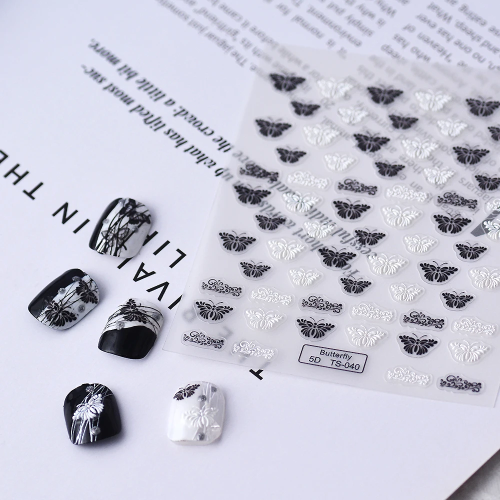 

Крылья бабочки Наклейки для ногтей s Наклейка для украшения ногтей Art Relief DlY Beauty Bow Cute White Cloud Smiley Nails Supplies Sticker