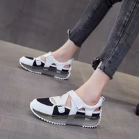 womens sports sandals 2022 new platform all matching hollow dad shoes summer jelly leisure pump white shoes