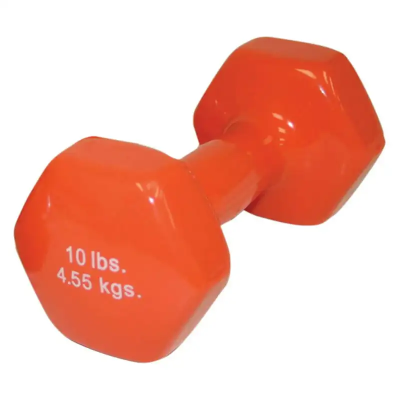 

Vinyl-Coated Iron Dumbbell Orange 10 Lb. 1Each