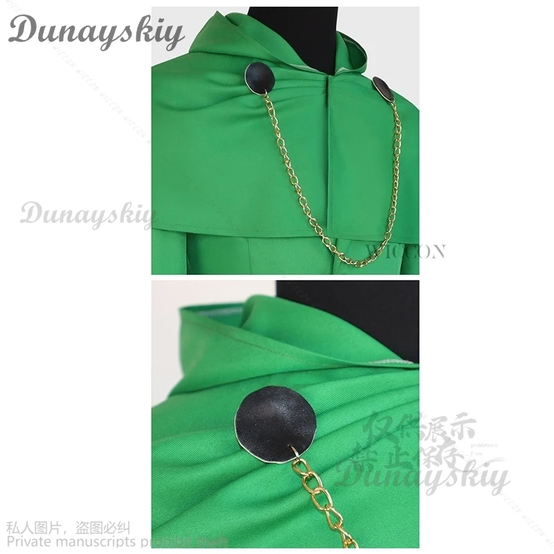 Аниме фильм Cos Виктор Доктор косплей злые костюмы эконотиста зеленый костюм