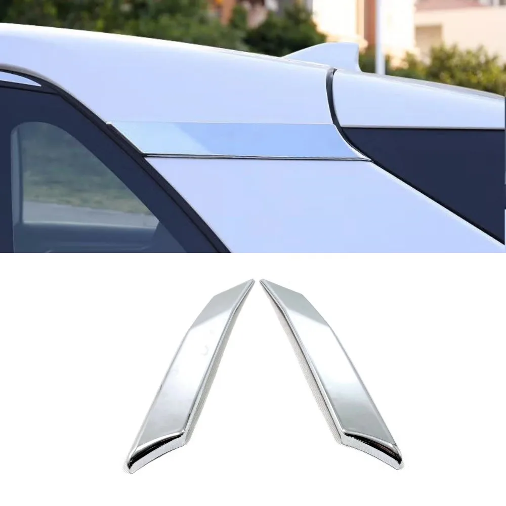 

Для Toyota RAV4 2019-2022 2023 RAV 4 XA50 Гибридный АБС-пластик, хромированное окно двери автомобиля, стойка C, молдинг, наклейка, накладка, аксессуары