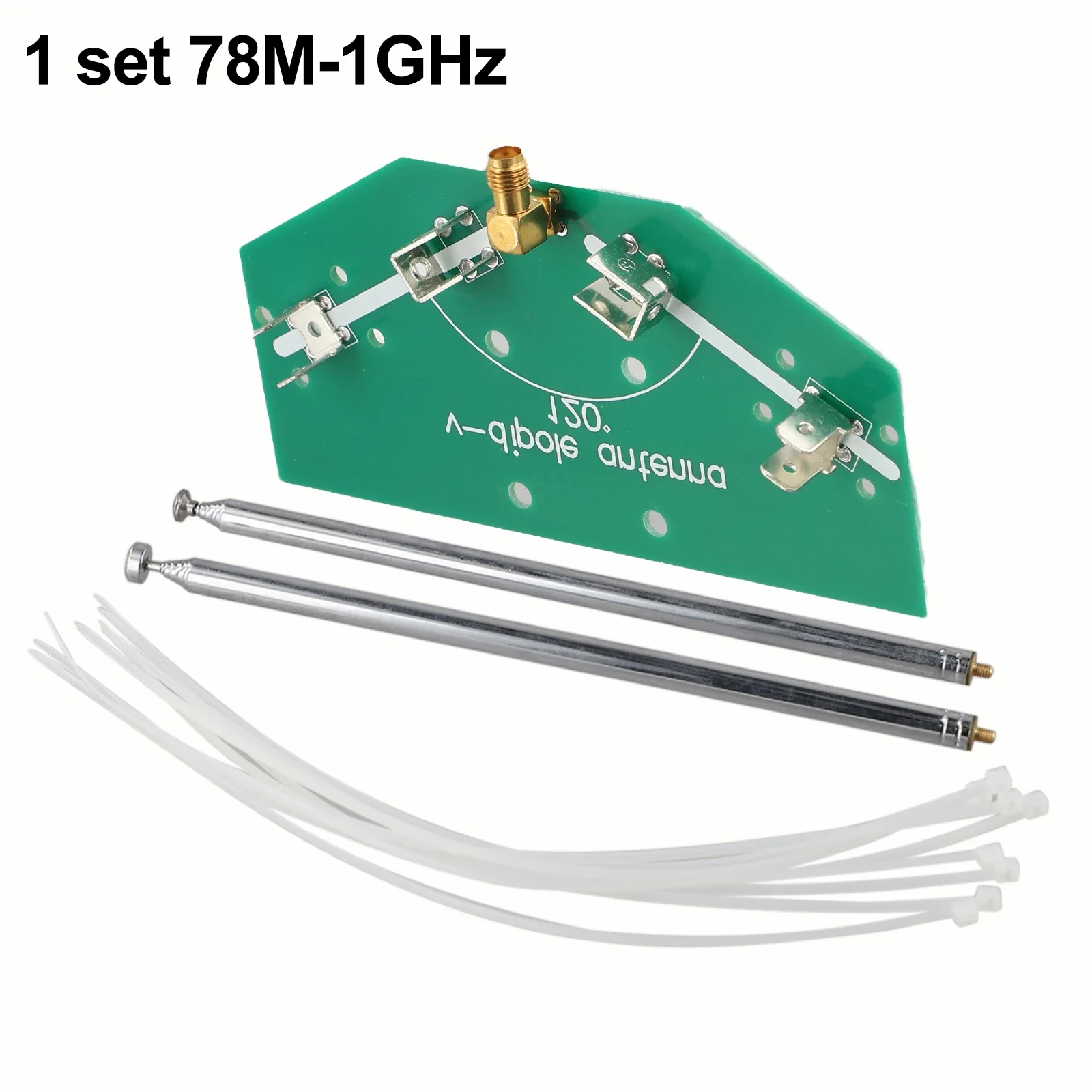 

Частота приема 78 м-1 ГГц, инспекционный стержень, V-Dipole, наборы «сделай сам», 137 МГц, 180x100x24 мм, аксессуары, зеленый, серебристый