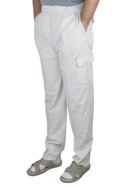 IQRAH Berat Luxury Linen Light Gray Men 'S Harem pants-Hajj Umrah 'S Trousers