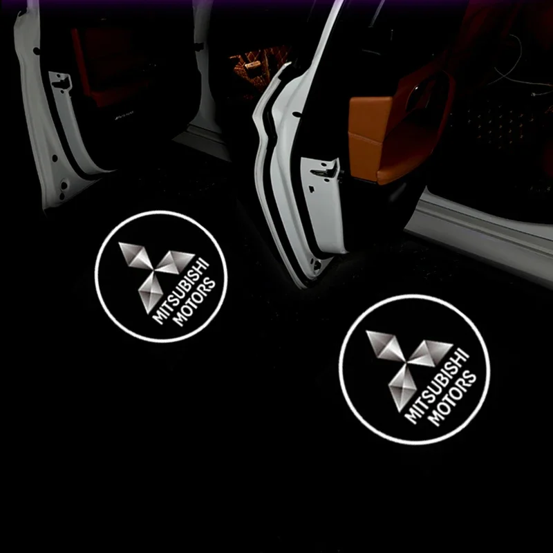 

Автомобильная светодиодная дверная тень, беспроводная лампа приветствия, проектор, свет для Mitsubishi ASX Ralliart Outlander Lancer Pajero Eclipse Galant