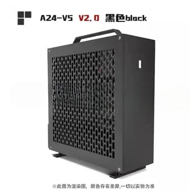 Lzmod 5L A24-V5 двойной слот одноэкранный корпус двухсторонний фаска 1U блок питания Itx