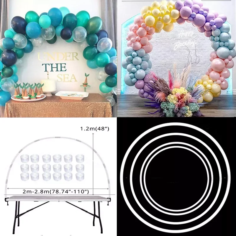 

Arch Kit Round Ballon Column stick Holder Frame for Table Stand Balloon Accessories Wedding Birthday Party Decorations
