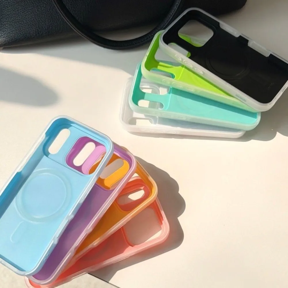 Фото Чехол Jelly Candy Color для iPhone 17 ProMax с поддержкой MagSafe, совместимый с iPhone 11, 12, 13, 14, 15, 16 Pro Max, мягкий силиконовый чехол с защитой для объектива №5