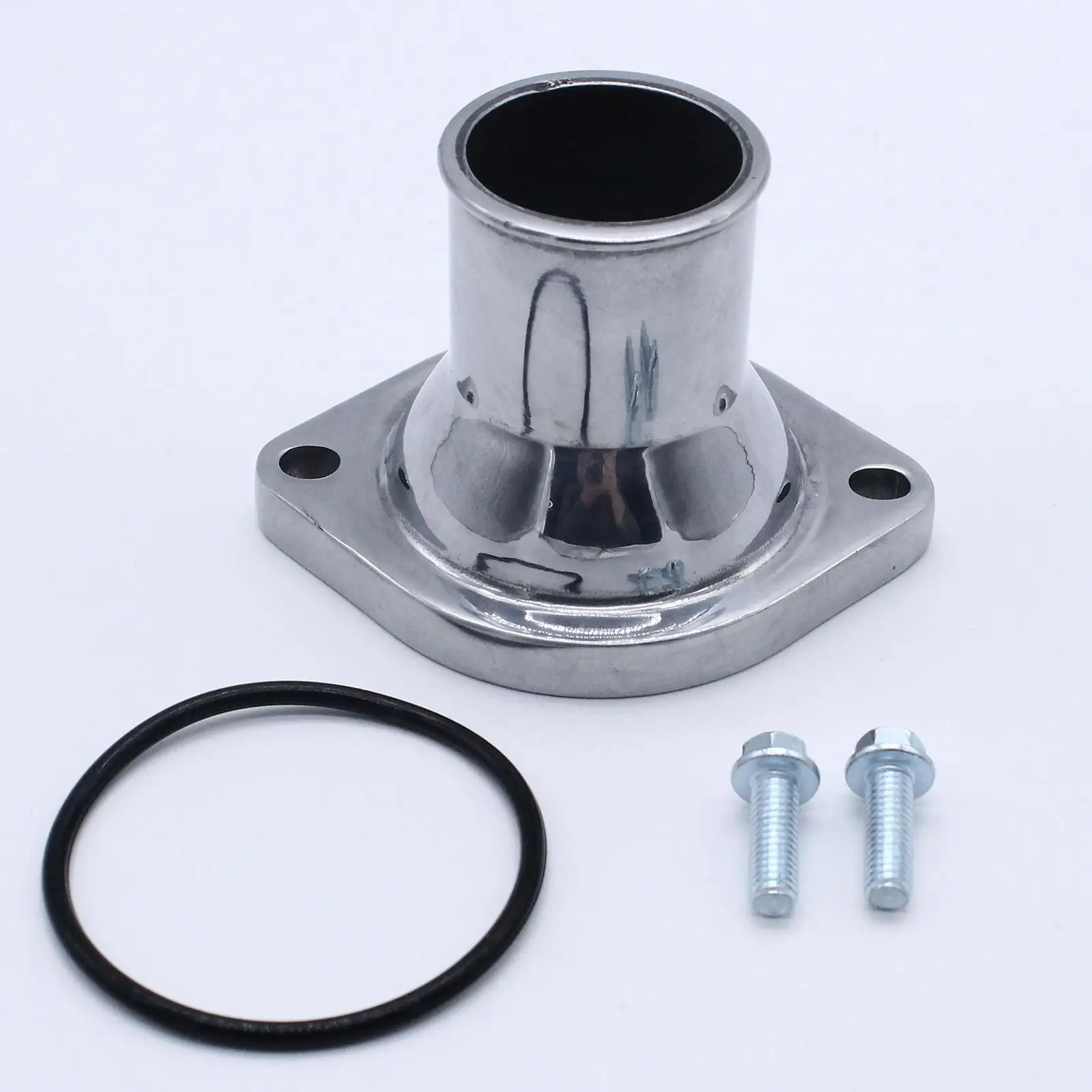 Water Neck Thermostat Kit Straight -Up LS Assembly for Chevy Silver Kits Auto Parts Engine Cooling |