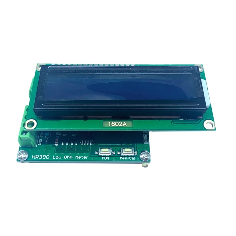 

HR390 Milliohm Meter Low Resistance Tester Ohmmeter Capacitance Tester