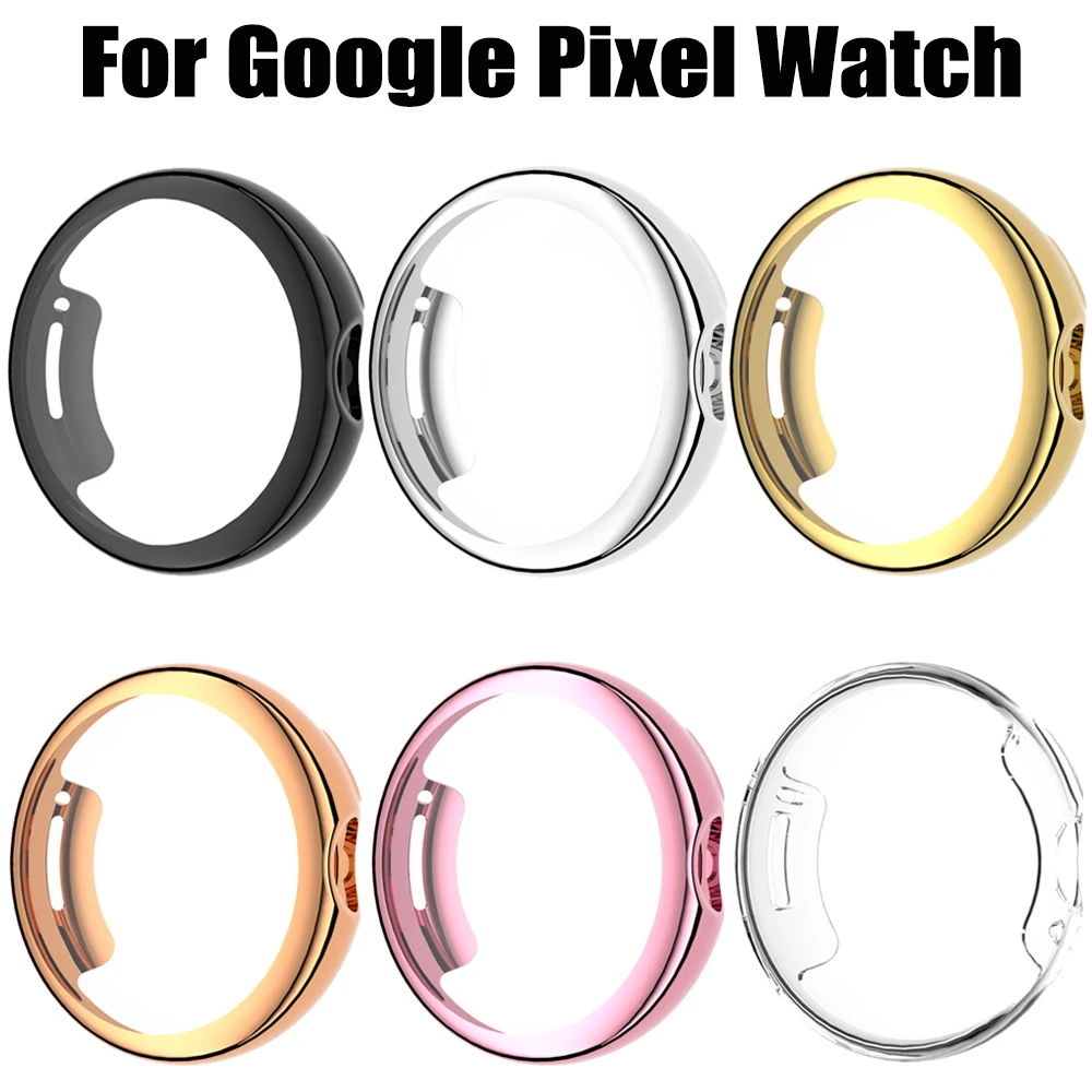 

360 полностью мягкий прозрачный защитный чехол из ТПУ для Google Pixel Watch, прозрачные чехлы Pixel Watch, чехол s 2022, аксессуары