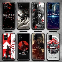 ghost of tsushima phone case for samsung galaxy a52 a21s a02s a12 a31 a81 a10 a30 a32 a50 a80 a71 a51 5g