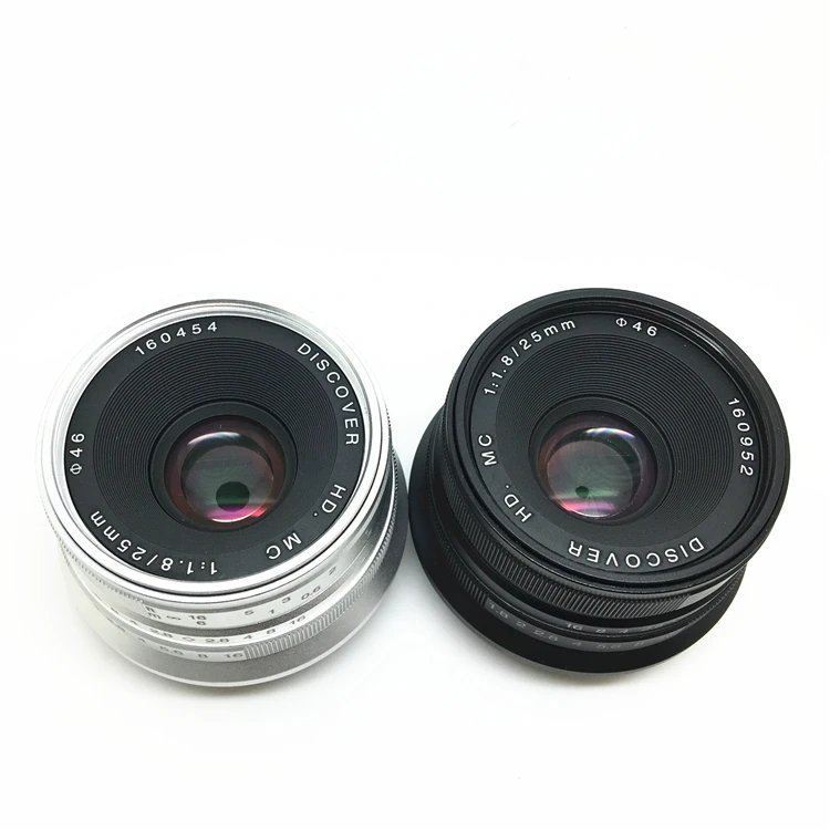 Фото Объектив Viltrox 25 мм / F1.8 Prime для всех одиночных серий для крепления E / FX для камер Micro 4/3 A7 A7II A7R XT10 XT20 XE2 XA3 EPL8 EM1 №1